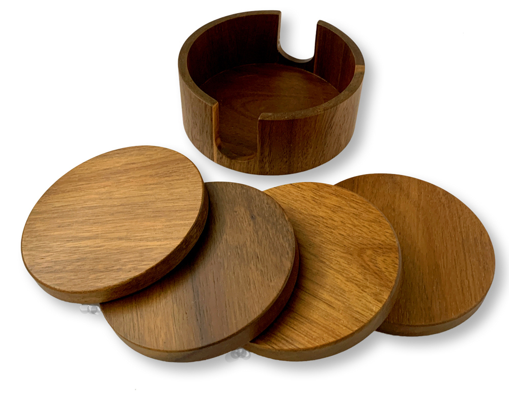 Acacia Wood/1.5L Coaster Set